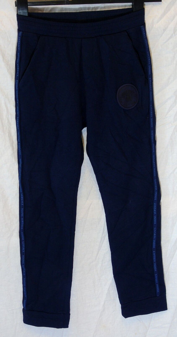 Blue Medusa Logo Joggers Trousers Age 10 Years Versace