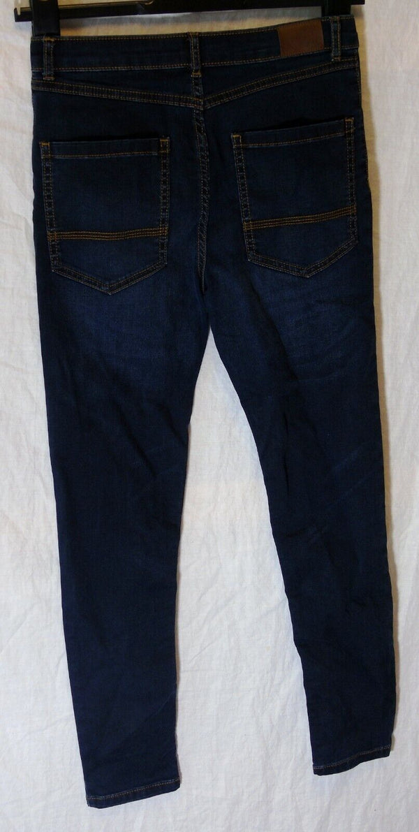 Blue Whiskered Stretch Slim Fit Jeans Age 11 Years River Island