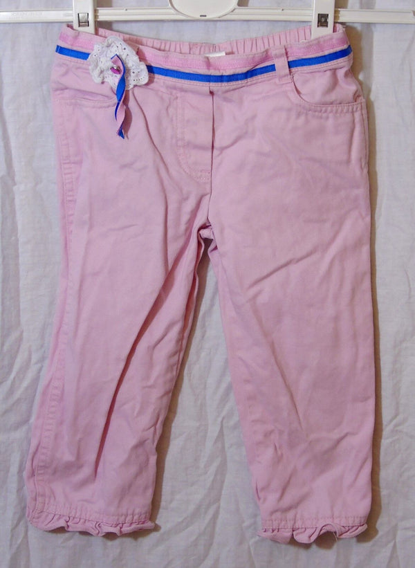 Pink Denim Cropped Jeans Age 3-4 Years Ladybird