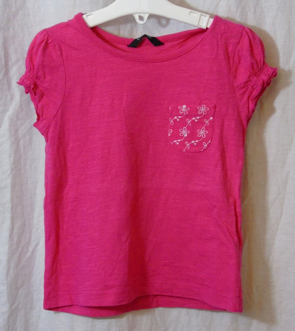 Hot Pink T-Shirt Tee Top Age 2-3 Years George