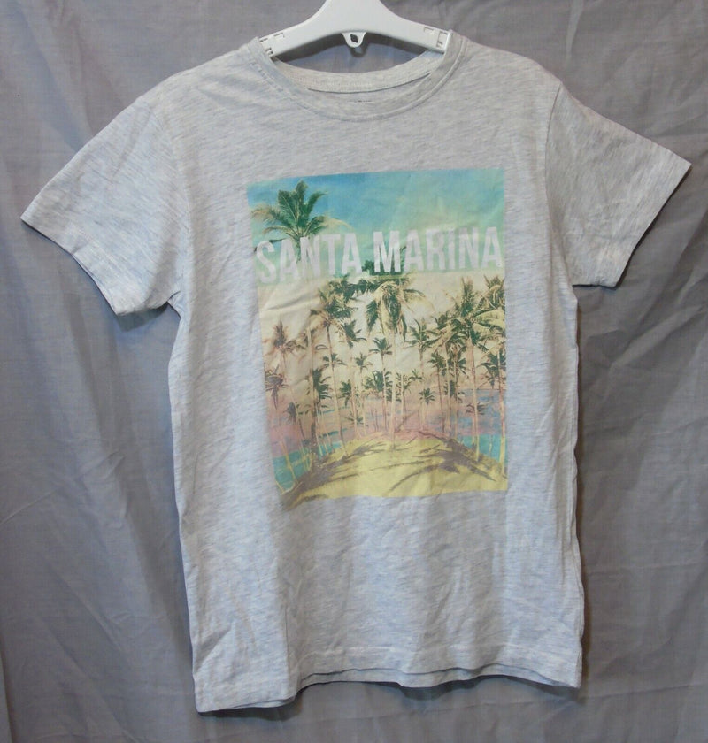 Grey Tropical Beach T-Shirt Age 10-11 Years Primark