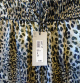 Brown Animal Print Trousers Age 15-16 Years River Island UK8