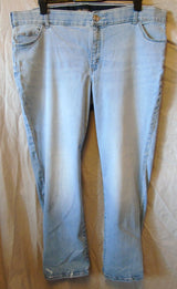 Light Blue Jeans Size 24 Lee 44"W 30"L