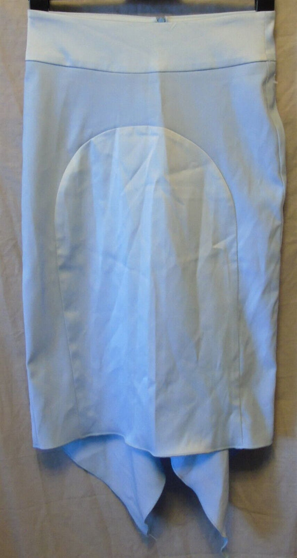 Blue Panelled Fishtail Skirt Size 8 XS Kevan Jon