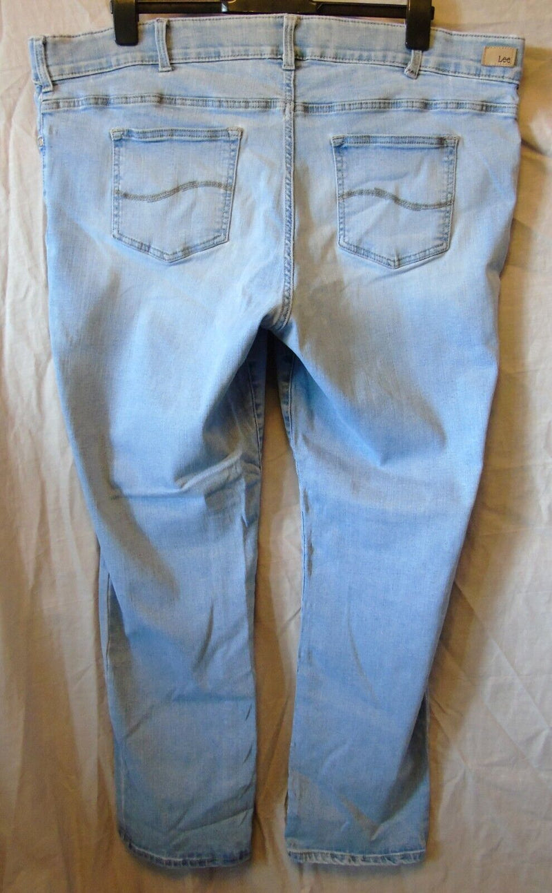 Light Blue Jeans Size 24 Lee 44"W 30"L