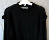 Black Thin Knit Jumper Age 13-14 Years Oasis M