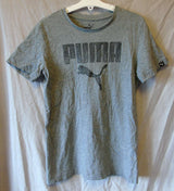 Grey Logo Front T-Shirt Tee Age 11-12 Years Puma