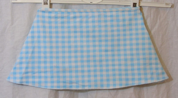 Blue Check Swim Swimming Skirt Age 4-5 Chelsea Clothing