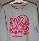 Light Blue Logo Front Sweater Jumper Age 14 Years Kenzo