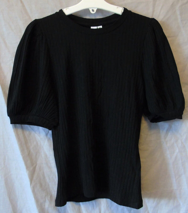 Black Stretchy Top Size 8 LA Atelier Age 13-14 Years