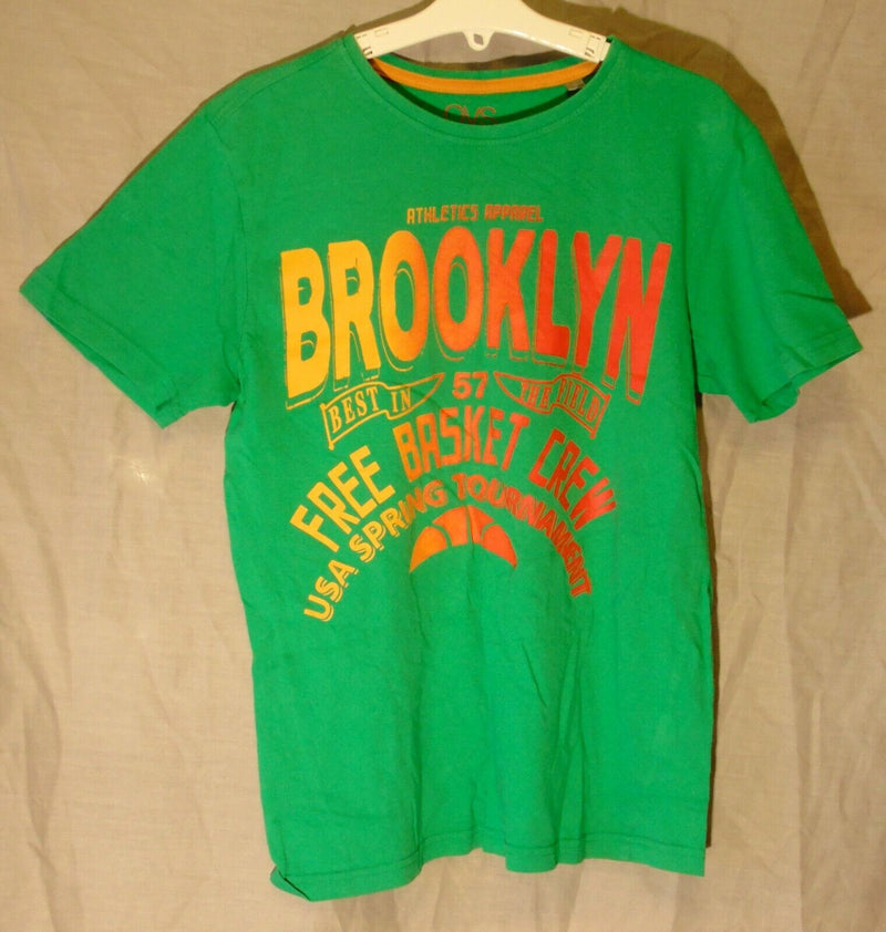 Green USA Basketball Logo T-Shirt Tee Age 11-12 Years OVS