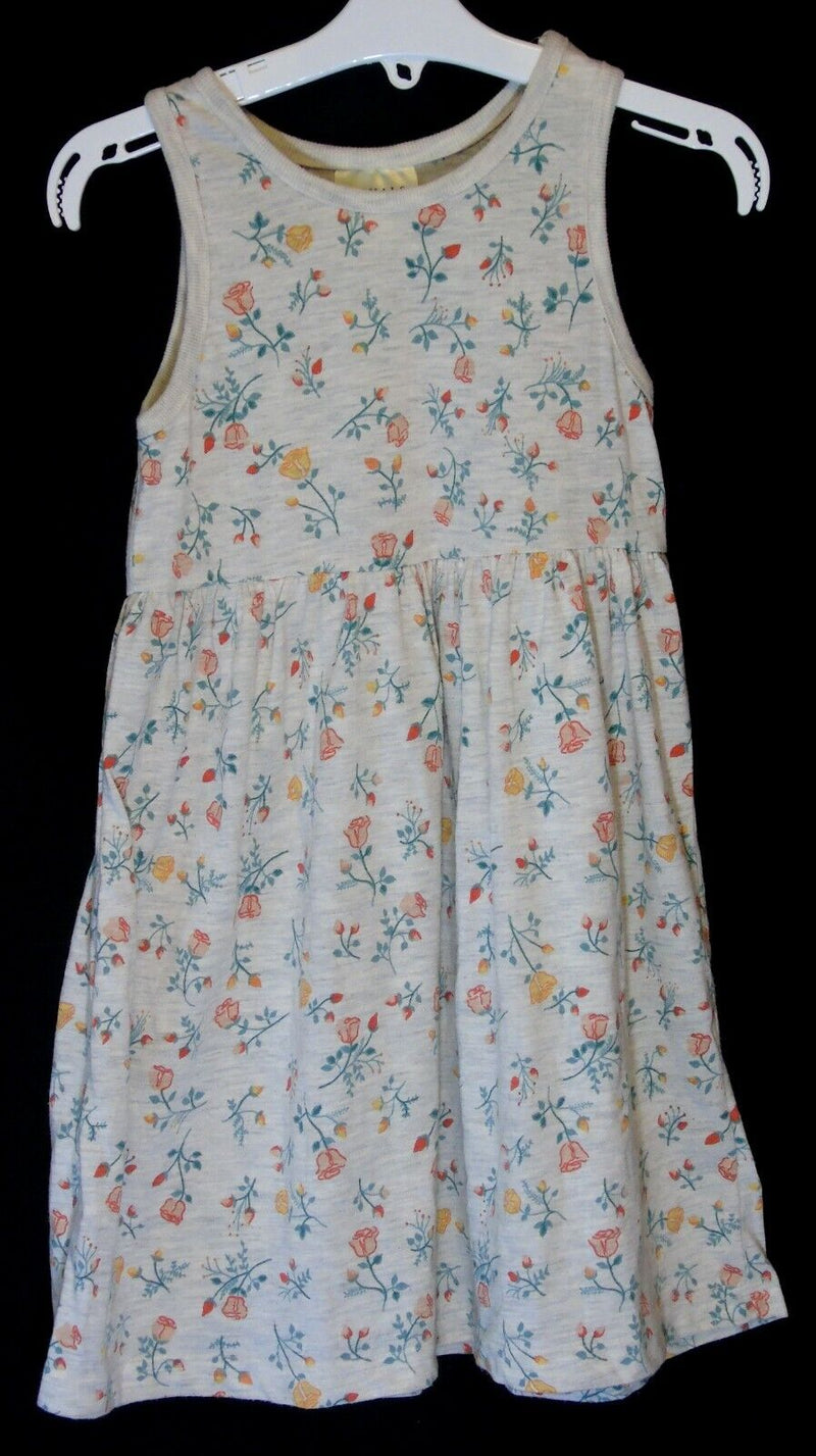 Grey Floral Jersey Dress Age 3-4 Years Casuals