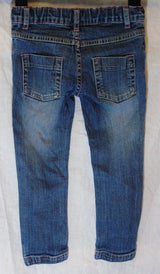 Blue Whiskered Denim Jeans Age 3-4 Years Debenhams