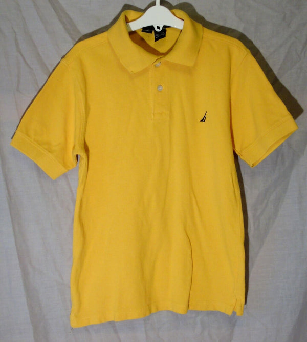 Yellow Logo Front Polo Shirt Age 10-11 Years Nautica