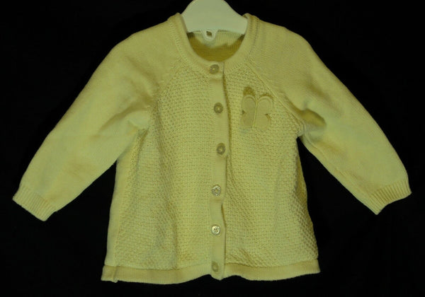 Yellow Textured Cardigan Age 12-18 Months Nutmeg