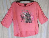 Pink 3/4 Sleeve T-Shirt Top Age 13-14 Years Girls Mafia