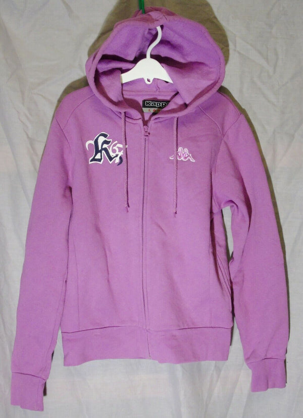 Pink Logo Front Hooded Jacket Hoodie Age 12-13 Years Kappa