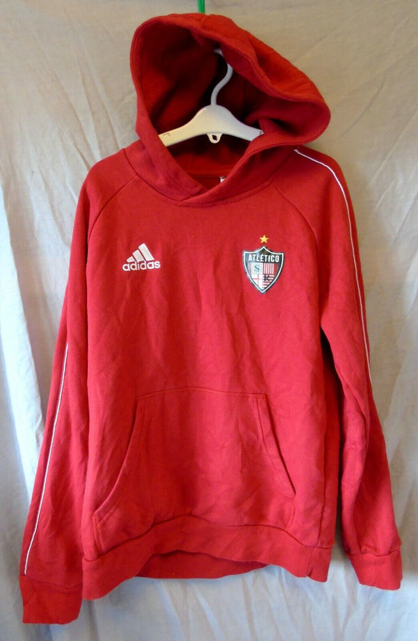 Red USA Overhead Hooded Sweater Hoodie Age 13-14 Years Adidas